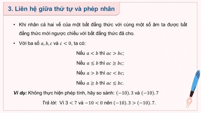 Giáo án PPT dạy thêm Toán 9 Kết nối bài 5: Bất đẳng thức và tính chất