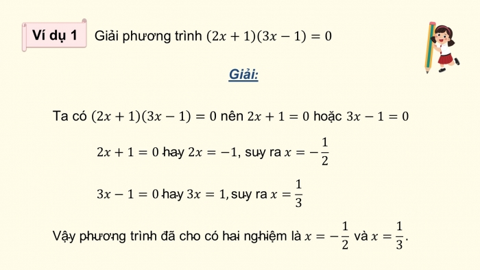 Giáo án điện tử Toán 9 kết nối Bài 4: Phương trình quy về phương trình bậc nhất một ẩn