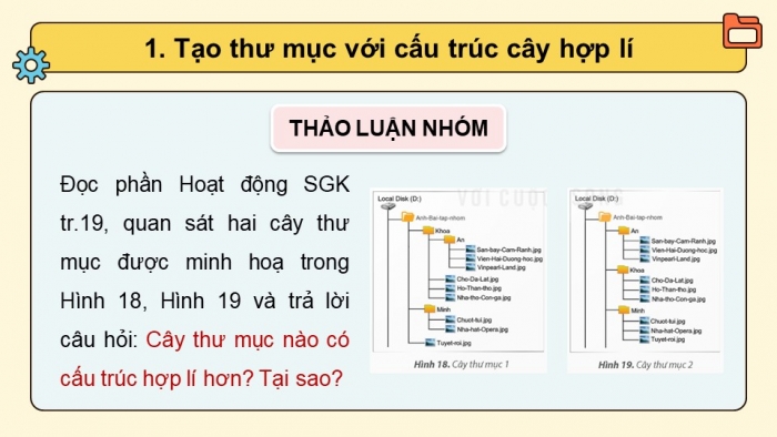 Giáo án điện tử Tin học 5 kết nối Bài 4: Cây thư mục