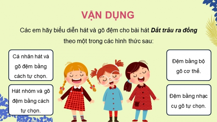 Giáo án điện tử Âm nhạc 5 chân trời Tiết 2: Nhạc cụ tiết tấu, Nhạc cụ giai điệu