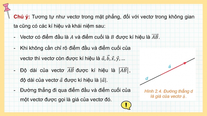 Giáo án điện tử Toán 12 kết nối Bài 6: Vectơ trong không gian