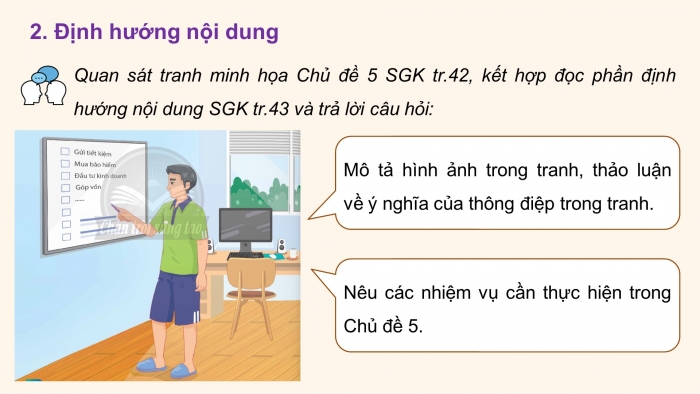 Giáo án điện tử Hoạt động trải nghiệm 12 chân trời bản 1 Chủ đề 5: Thực hiện kế hoạch tài chính trong cuộc sống