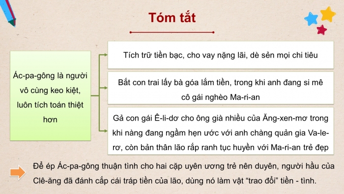 Giáo án PPT dạy thêm Ngữ văn 12 chân trời Bài 5: Tiền bạc và tình ái (Mô-li-e)