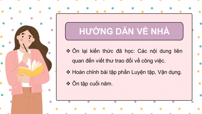 Giáo án PPT dạy thêm Ngữ văn 12 chân trời Bài 5: Viết văn bản dưới hình thức thư trao đổi công việc