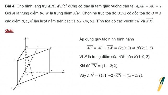 Giáo án PPT dạy thêm Toán 12 cánh diều Bài tập cuối chương II