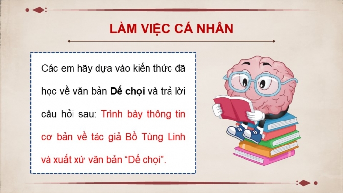 Giáo án PPT dạy thêm Ngữ văn 9 Kết nối bài 1: Dế chọi (Bồ Tùng Linh)