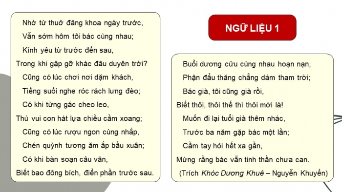 Giáo án PPT dạy thêm Ngữ văn 9 Cánh diều bài 1: Khóc Dương Khuê (Nguyễn Khuyến) (bổ sung)