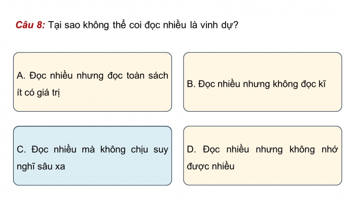 Giáo án PPT dạy thêm Ngữ văn 9 Cánh diều bài 5: Bàn về đọc sách (Chu Quang Tiềm)