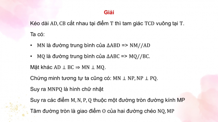 Giáo án PPT dạy thêm Toán 9 Cánh diều Bài tập cuối chương V