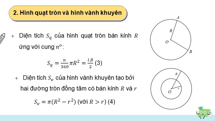 Giáo án PPT dạy thêm Toán 9 Kết nối bài 15: Độ dài của cung tròn. Diện tích hình quạt tròn và hình vành khuyên