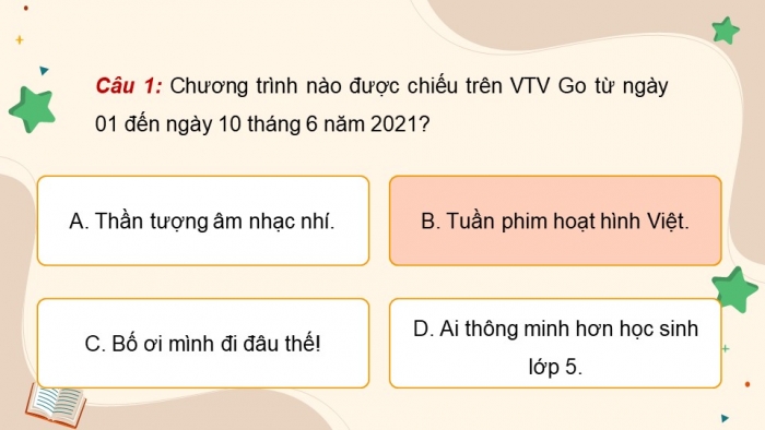 Giáo án PPT dạy thêm Tiếng Việt 5 chân trời bài 2: Bài đọc Quà tặng mùa hè. Quan sát, tìm ý cho bài văn tả phong cảnh