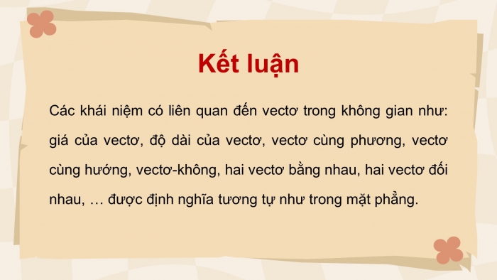 Giáo án điện tử Toán 12 cánh diều Bài 1: Vectơ và các phép toán vectơ trong không gian