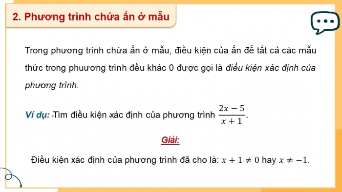 Giáo án PPT dạy thêm Toán 9 Cánh diều Bài 1: Phương trình quy về phương trình bậc nhất một ẩn