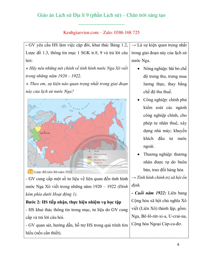 Giáo án và PPT đồng bộ Lịch sử 9 chân trời sáng tạo