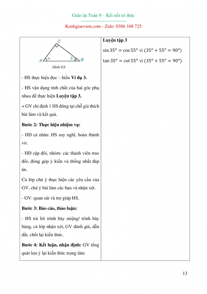 Giáo án và PPT đồng bộ Toán 9 kết nối tri thức