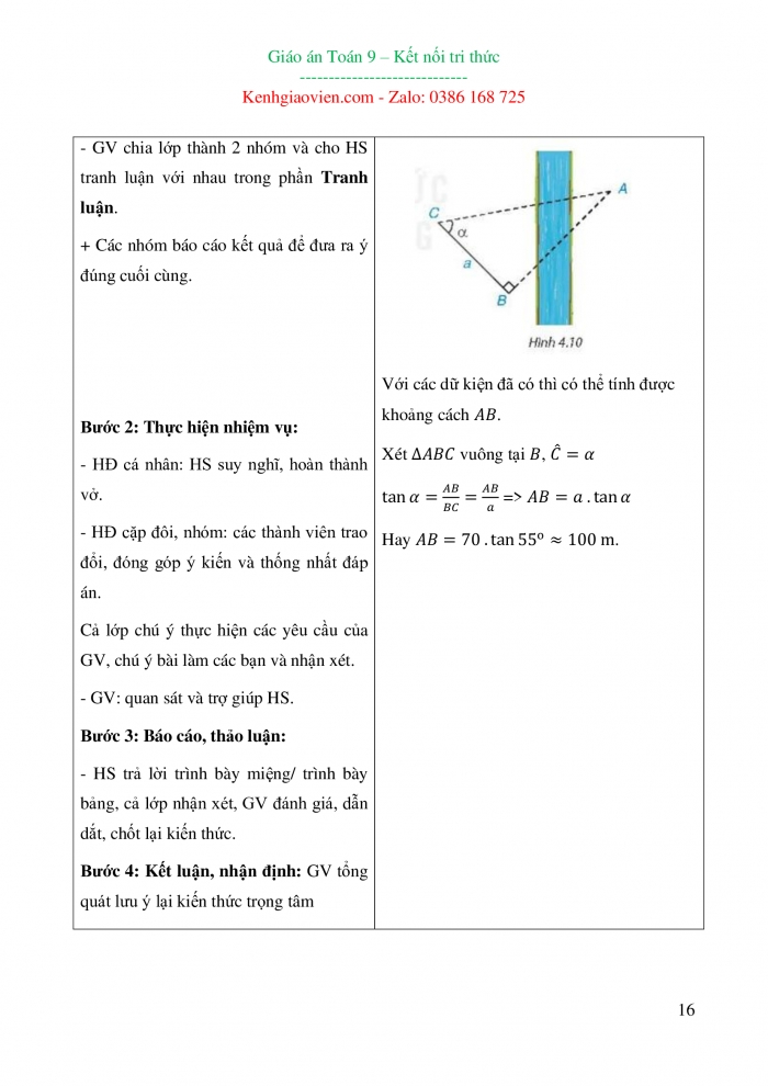 Giáo án và PPT đồng bộ Toán 9 kết nối tri thức