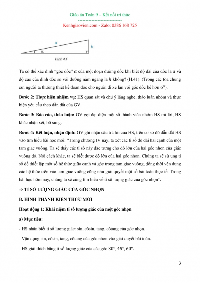 Giáo án và PPT đồng bộ Toán 9 kết nối tri thức