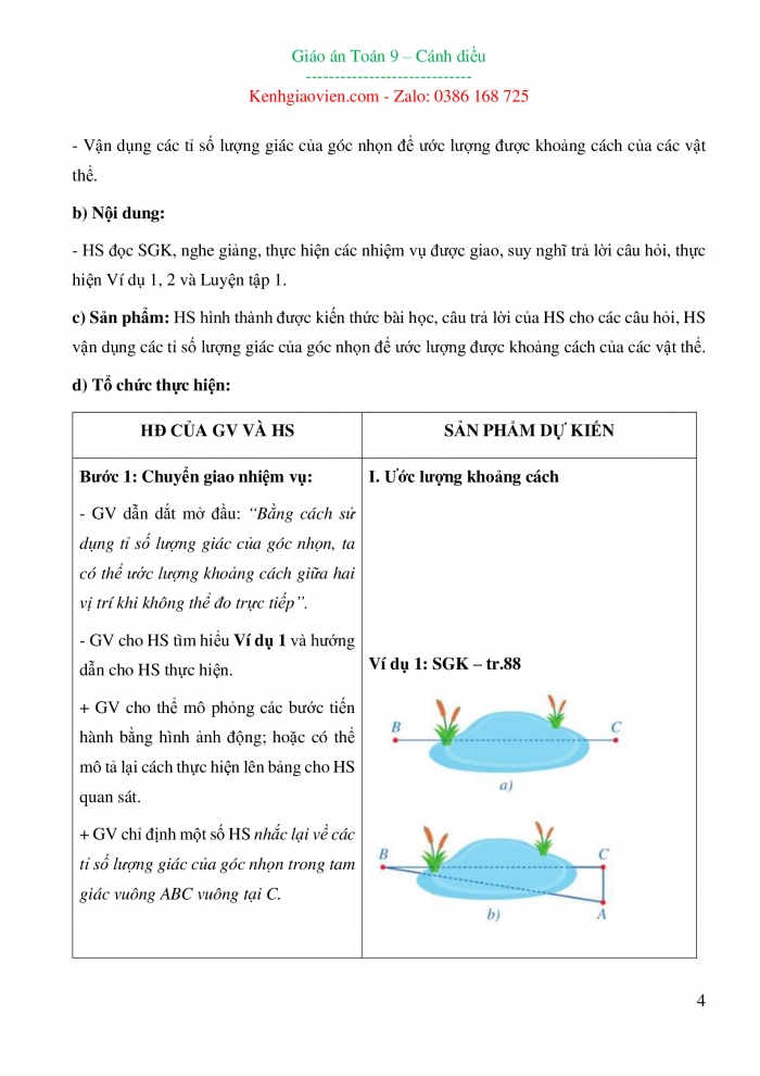 Giáo án và PPT đồng bộ Toán 9 cánh diều