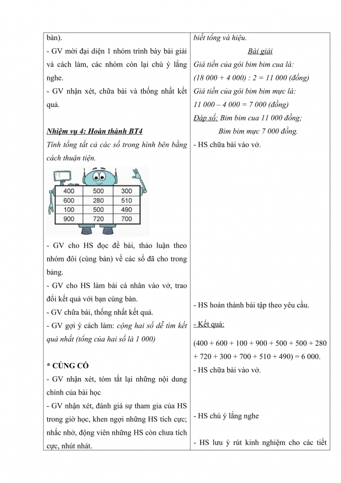 Giáo án và PPT Toán 5 Kết nối bài 2: Ôn tập các phép tính với số tự nhiên