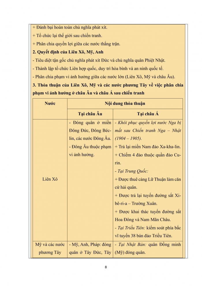 Giáo án và PPT Lịch sử 12 cánh diều bài 2: Trật tự thế giới trong Chiến tranh lạnh