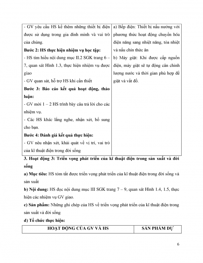 Giáo án và PPT công nghệ 12 điện - điện tử Cánh diều bài 1: Khái quát về kĩ thuật điện