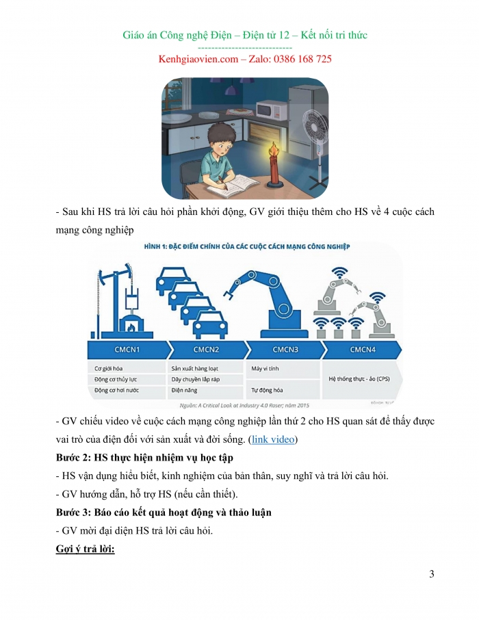 Giáo án và PPT đồng bộ Công nghệ 12 Điện - Điện tử Kết nối tri thức