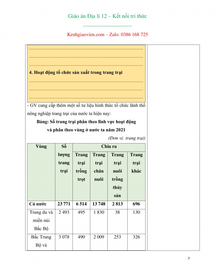 Giáo án và PPT đồng bộ Địa lí 12 kết nối tri thức