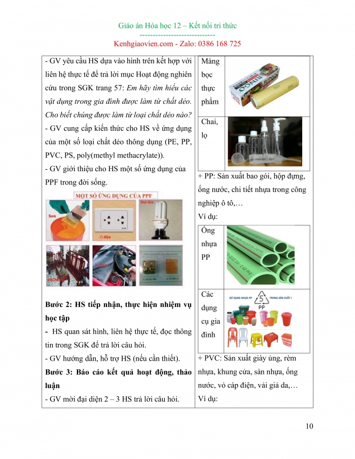 Giáo án và PPT đồng bộ Hoá học 12 kết nối tri thức