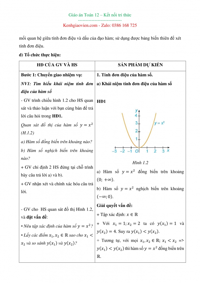 Giáo án và PPT đồng bộ Toán 12 kết nối tri thức