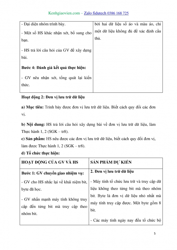 Giáo án và PPT đồng bộ Tin học 10 kết nối tri thức