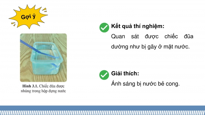 Giáo án điện tử KHTN 9 cánh diều - Phân môn Vật lí Bài 3: Khúc xạ ánh sáng và phản xa toàn phần