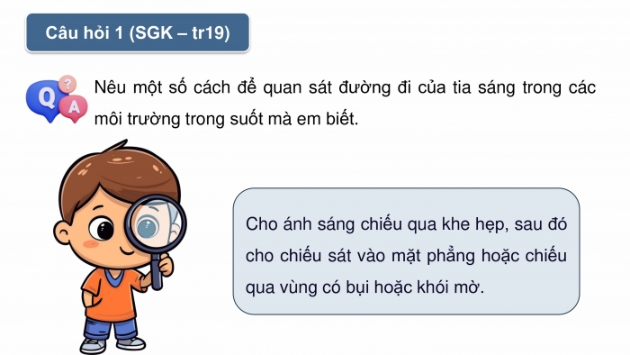 Giáo án điện tử KHTN 9 cánh diều - Phân môn Vật lí Bài 3: Khúc xạ ánh sáng và phản xa toàn phần