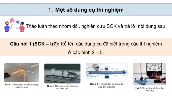 Giáo án điện tử KHTN 9 cánh diều - Phân môn Vật lí Bài tập (Chủ đề 1)