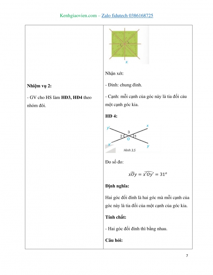 Giáo án và PPT đồng bộ Toán 7 kết nối tri thức