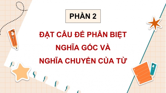 Giáo án điện tử Tiếng Việt 5 chân trời Bài 1: Luyện tập về từ đa nghĩa