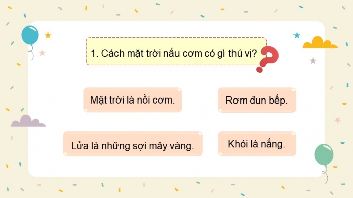 Giáo án điện tử Tiếng Việt 5 chân trời Bài Ôn tập giữa học kì I (Tiết 1)