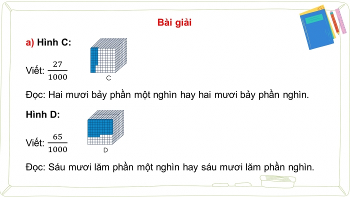 Giáo án điện tử Toán 5 cánh diều Bài 4: Ôn tập và bổ sung về phân số