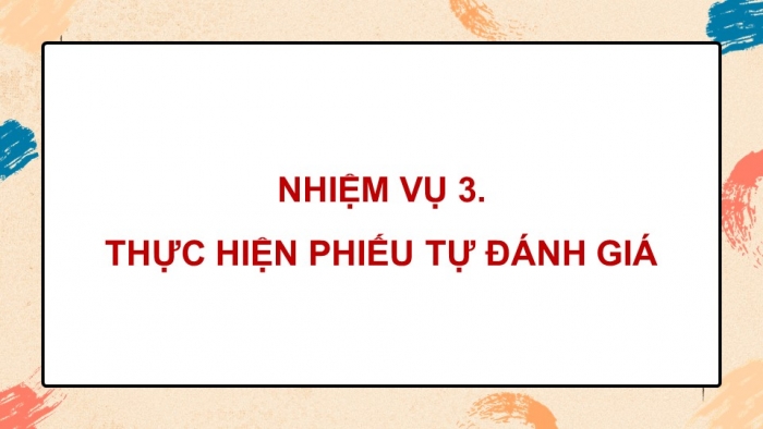 Giáo án điện tử Hoạt động trải nghiệm 9 cánh diều Đánh giá cuối Chủ đề 1