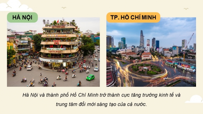 Giáo án điện tử Địa lí 12 kết nối Bài 8: Đô thị hoá