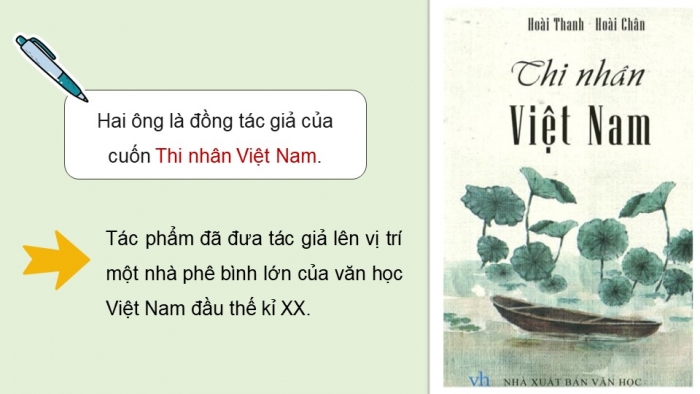 Giáo án điện tử Ngữ văn 12 chân trời Bài 1: Xuân Diệu (Hoài Thanh – Hoài Chân)