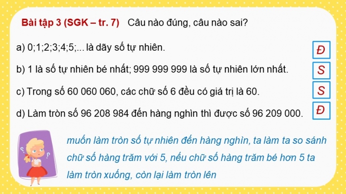 Giáo án điện tử Toán 5 chân trời Bài 1: Ôn tập số tự nhiên và các phép tính