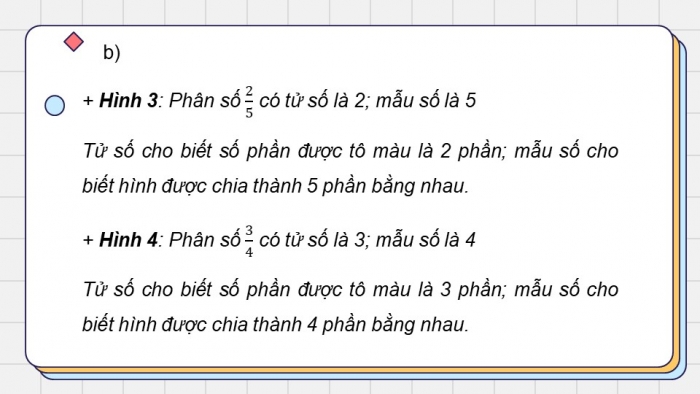 Giáo án điện tử Toán 5 chân trời Bài 2: Ôn tập phân số