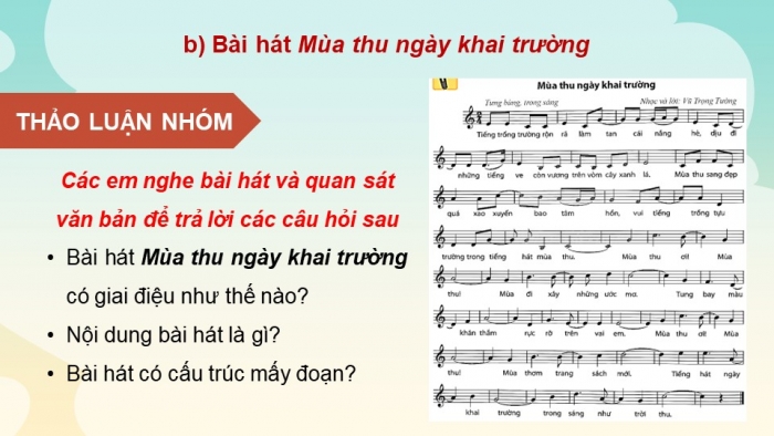 Giáo án và PPT đồng bộ Âm nhạc 9 chân trời sáng tạo