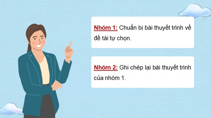 Giáo án điện tử Ngữ văn 12 kết nối Bài 3: Thuyết trình về một vấn đề liên quan đến tuổi trẻ