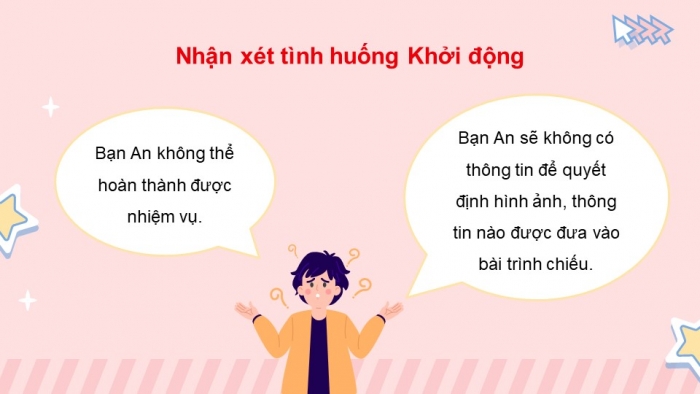 Giáo án điện tử Tin học 5 chân trời Bài 3: Thông tin trong giải quyết vấn đề