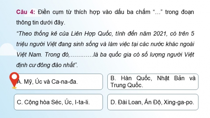 Giáo án điện tử Địa lí 12 kết nối Bài 9: Thực hành Viết báo cáo về một chủ đề dân cư ở Việt Nam