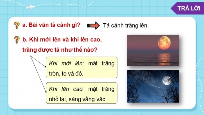 Giáo án điện tử Tiếng Việt 5 chân trời Bài 2: Quan sát, tìm ý cho bài văn tả phong cảnh