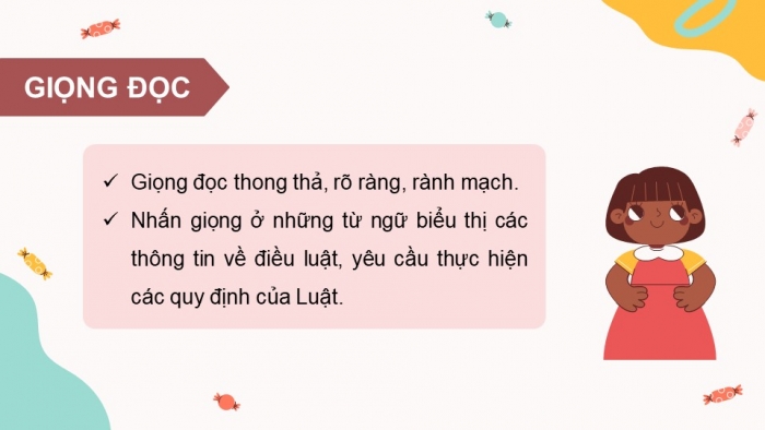 Giáo án điện tử Tiếng Việt 5 chân trời Bài 6: Luật Trẻ em