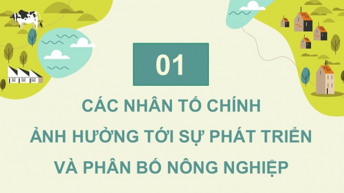 Giáo án điện tử Địa lí 9 kết nối Bài 4: Nông nghiệp