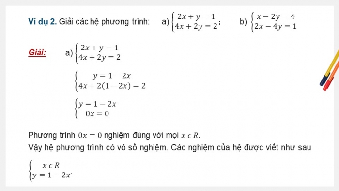 Giáo án điện tử Toán 9 chân trời Bài 3: Giải hệ hai phương trình bậc nhất hai ẩn